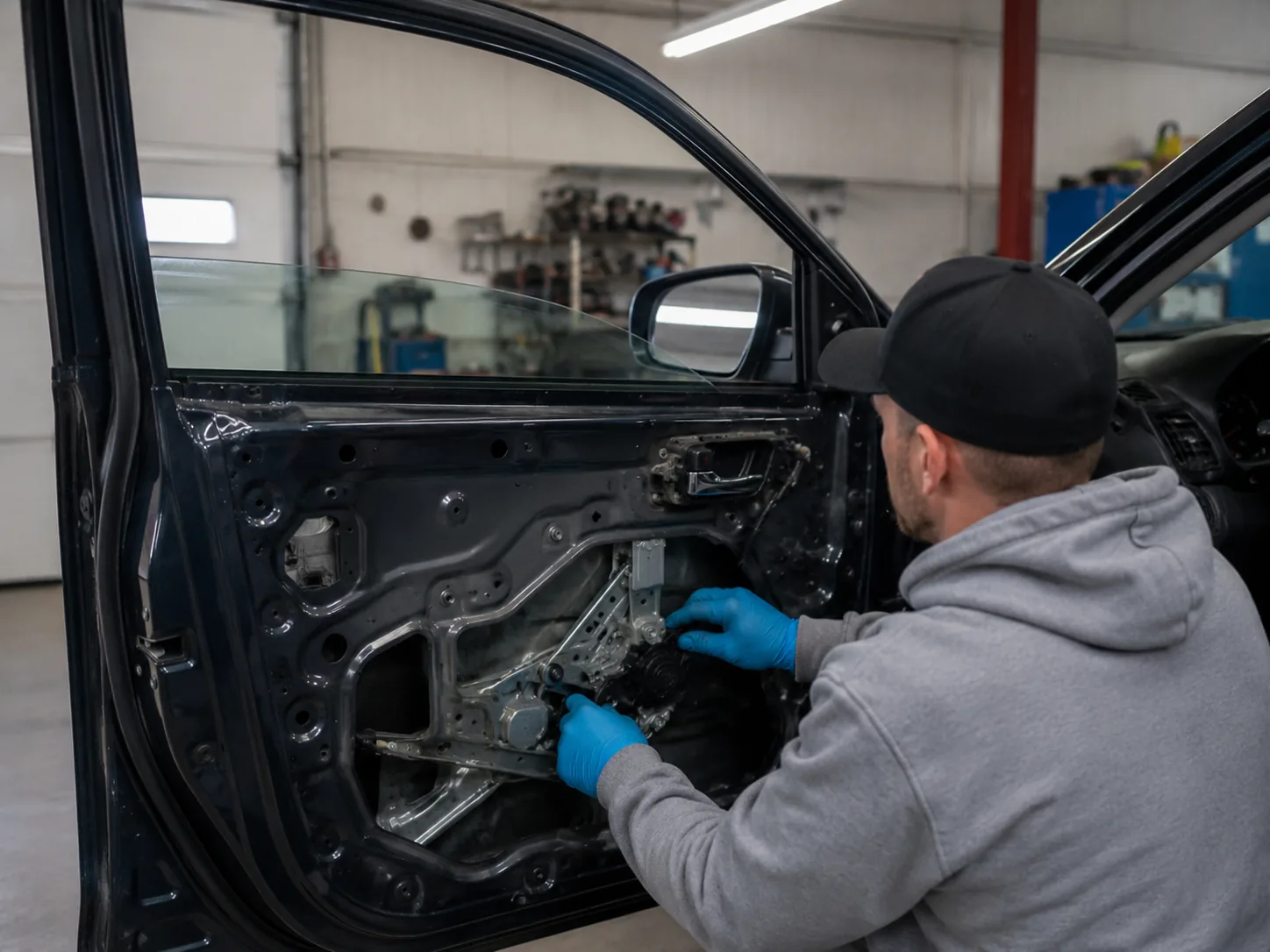 Illustrative power window repair