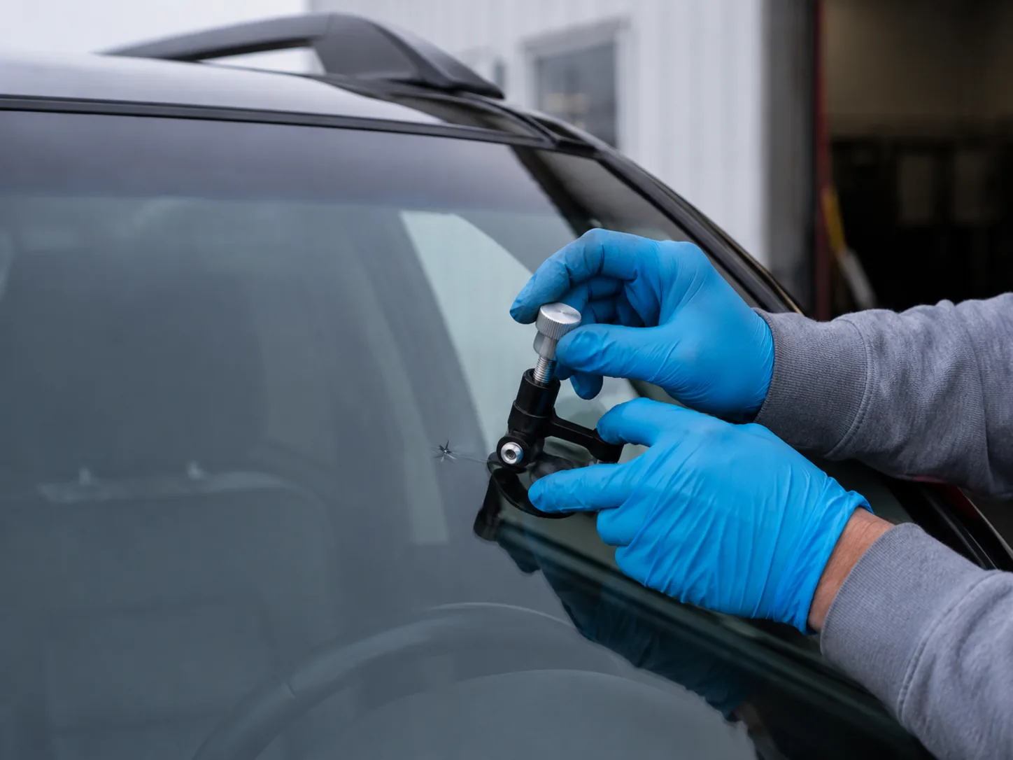 Illustrative stone chip repair