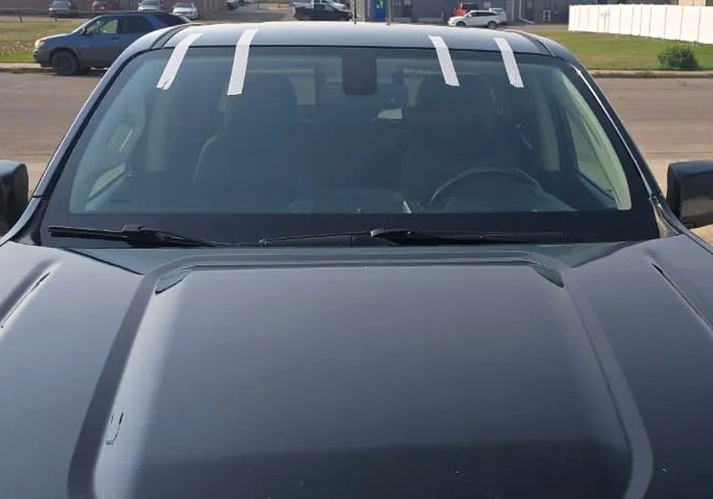 Tony’s windshield glass work